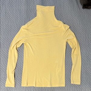 Banana Republic Soft Yellow Long Sleeve Top